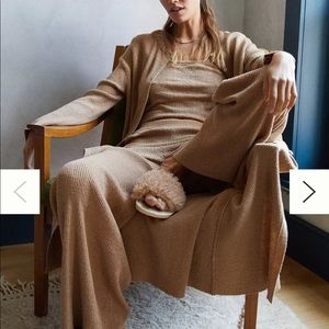 Anthropologie X Current Air 3 piece sweater lounge set